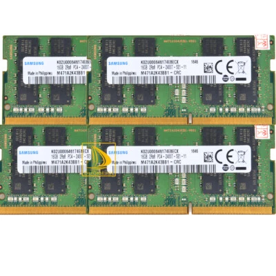 Samsung 4x 16GB DDR4 2400MHz PC4-19200 SODIMM 260pin Sodimm Laptop Memory RAM # - Image 1 of 4