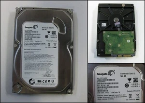 Seagate 500GB 3.5" SATA Hard Disk Drive BarraCuda 7200.12 ST3500418AS - Bild 1 von 1