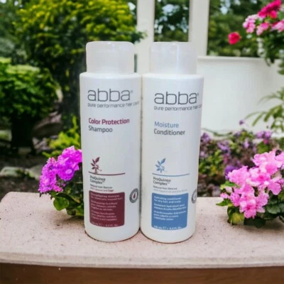 ABBA COLOR PROTECTION SHAMPOO & MOISTURE CONDITIONER 8 OZ EACH - Image 1 of 4