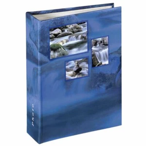 Slip In Blue Water Photo Album Case Book 100 Pages for 6 x 4 '' 100 Photos - Picture 1 of 2