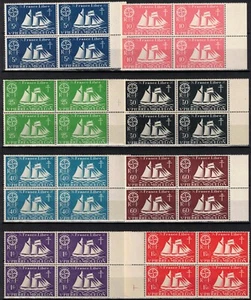 ST PIERRE & MIQUELON SERIE N° 296/309 EN BLOC DE 4 NEUFS ** GOMME SANS CHARNIERE - Picture 1 of 2