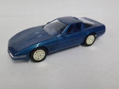 Ertl 1991 Chevrolet Corvette ZR-1 Medium Quasar Blue Promo Model  1:25 DC617 - Image 1 of 4