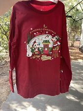 NWT WDW Disney Fort Wilderness Camping Christmas Long Sleeve Shirt ADULT LARGE