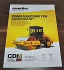 Lonking Cdm510b 512B Vibratory Roller Chinese Specification Brochure Prospekt