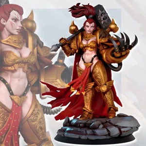 DnD Miniature 32mm Space Knight Evadon  by Gaz Minis - Picture 1 of 4