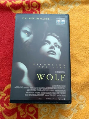 vhs kassetten wolf columbia tristar jack nicholson michelle pfeiffer - Bild 1 von 4
