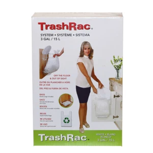 Sunbeam TrashRac 3 GAL weiß Kunststoff Papierkorb - Bild 1 von 1