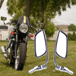 Espejos retrovisores con extremo de barra de motocicleta de 7/8" para Triumph Thruxton Bonneville T100T - Imagen 1 de 12