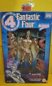 SILVER SURFER FANTASTIC 4 DELUXE EDITION ACTION FIGURE MARVEL UNIVERSE TOYBIZ  - Picture 1 of 6