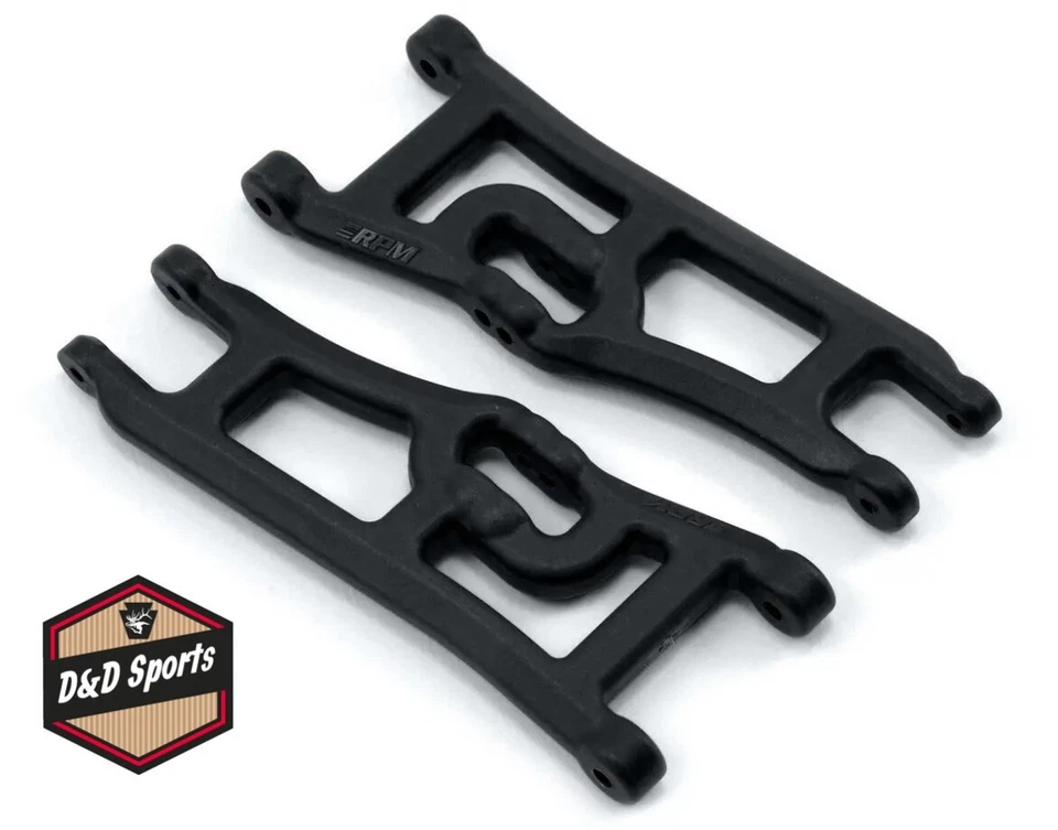 RPM 70662 - Stampede/Rustler Wide Front A-Arms (2) (Black) - Image 1 of 1