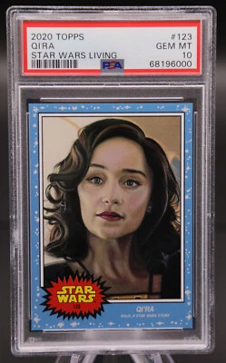 Topps Star Wars Living QI'RA #123 2020 solo/1.737 SP PSA 10 gemas como nuevo 💎 Foto 1 de 2