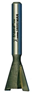 Trend Router Bit, 1/4" shank Dovetail cutter, 104 deg 14.3 mm ( 9/16 inch ) Dia - Picture 1 of 1