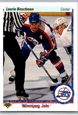 1990-91 Upper Deck Hockey  - #103 Laurie Boschman - Image 1 of 2