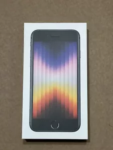 Apple iPhone SE 2022 3rd Gen 64GB - BOX & CABLE ONLY- Midnight - Picture 1 of 5