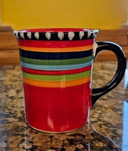 Gibson Elite Pueblo Springs Stoneware Coffee Cup 4.5" Replacement Dishes, Used - Picture 1 of 3