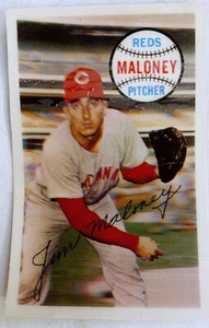 KELLOGG’S 3-D Superstars James Maloney #10 REDS Baseball Trading Card - Picture 1 of 2