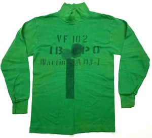 maglia identificazione mazzo volo marina guerra VIETNAM 1975 vintage anni 70 GRANDE VF 102 - Foto 1 di 7