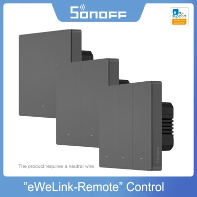 SONOFF M5 WiFi Smart Wall Light Switch Remote Control for Amazon Alexa Google - Image 1 of 4