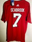 adidas  NHL T-Shirt Chicago Blackhawks Brent Seabrook Red sz XL