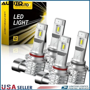 Auxito 9005+9006 Combo Faro LED 400W 720000LM Viga Alta/Baja 6500K Kit Bombillas - Imagen 1 de 14