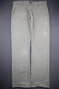 Pantalones chinos Levi's 511 2012 de ajuste ajustado beige talla 34x32 (MSR 34x31) - Imagen 1 de 12
