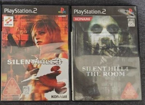 PS2 Silent Hill 3 & 4 The ROOM game set Japan - Picture 1 of 1