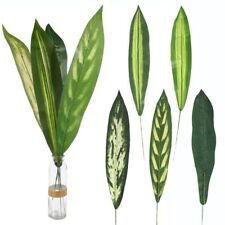 Ornament Lifelike Tropical Plants Palm Foliage Artificial Leaves Brazil Leaf