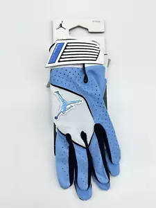 Jordan Fly Elite Batting Gloves Men's Size XL UNC Blue Black - Picture 1 of 7