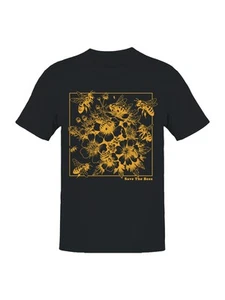 Planet - Save the Bees Floral Design Women's T-shirt - Picture 1 of 9