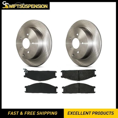 Juego de pastillas de freno de disco delanteras C-Tek rotor de freno de disco 3 piezas para Nissan D21 1986-1994 Foto 1 de 4