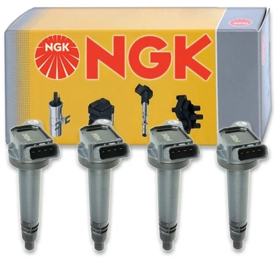 Bobina de encendido NGK de 4 piezas para Toyota Venza 2009-2016 2,7 L L4 - afinación de bujía ih Foto 1 de 4