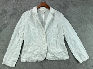Chicos Damen Small Weiß 100% Leinen Jacke Blazer Gewebt Größe Small 4 Chicos 0 - Bild 1 von 16
