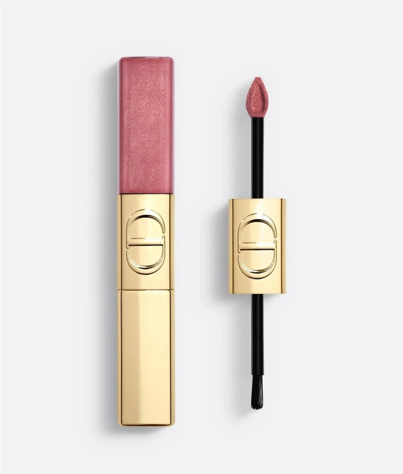 Rouge Dior Lentejuelas Líquidas Duo #420 (Estrella Rosa) Vacaciones 2025 Edición Limitada Foto 1 de 3