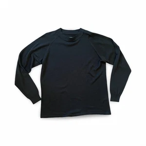 Norm Thompson Men's 100% Silk Black Sweater Pullover Size Large - Picture 1 of 6
