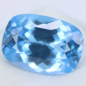 Piedras preciosas sueltas azules corte cojín jeremejevita natural certificado 9,25 quilates - Imagen 1 de 4