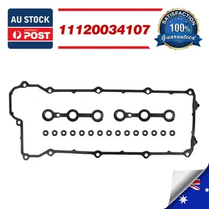 For BMW E34 E36 Valve Cover Gasket Set With 15 Nut Seals 2 YEAR WARRANTY NEW AU - Picture 1 of 11