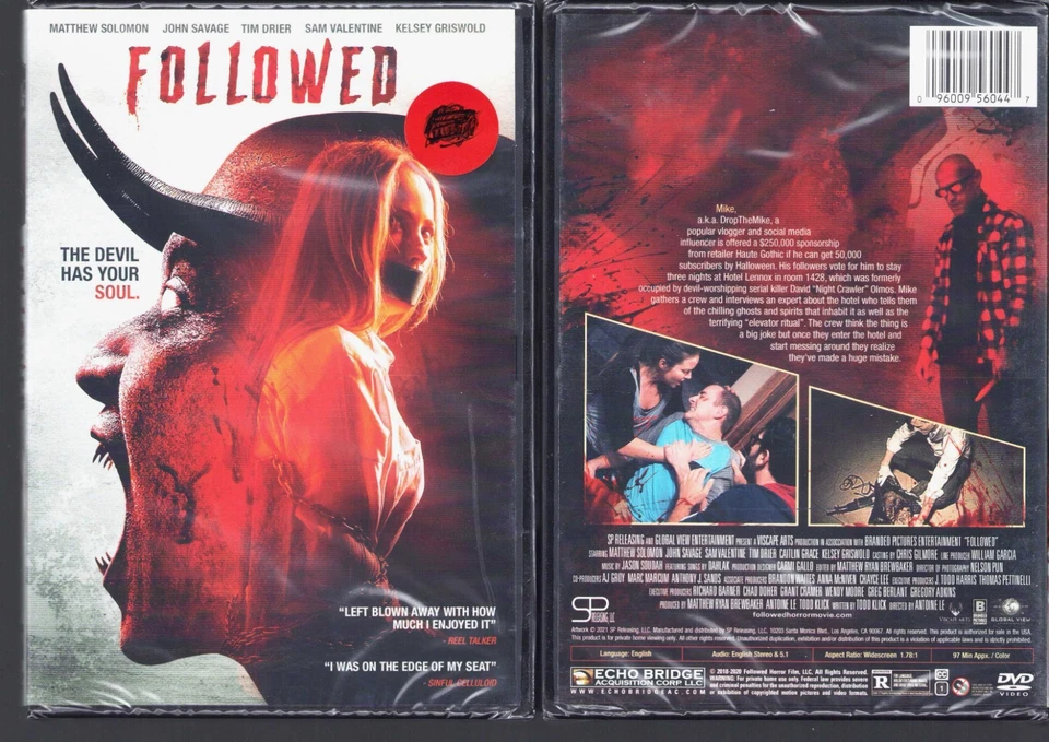 Followed (DVD) 2018 Found Footage Horror - New & Sealed - Image 1 of 1