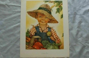VINTAGE Hummel ARS SACRA, Herbert Dubler print "FRECKLE FACE" - Foto 1 di 6