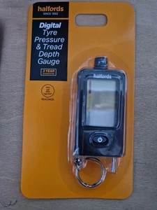 (YYY) Halfords Digital Tyre Pressure & Tread Depth Gauge, New - Picture 1 of 2