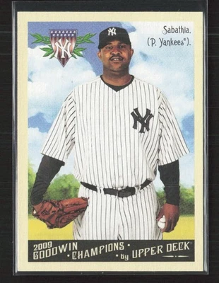 2009 Upper Deck Goodwin Champions #58 CC Sabathia New York Yankees (O) Foto 1 de 2