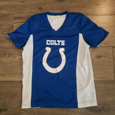 Indianapolis Colts Football Jersey NFL Short Sleeve Size Medium-Large Kids Youth - Image 1 of 4