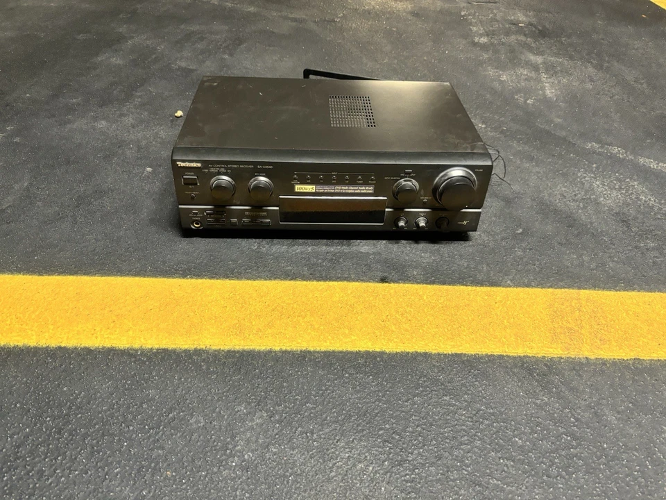 Technics AV CONTROL STEREO RECEIVER SA-AX540 Tested Fully Functional - Image 1 of 4