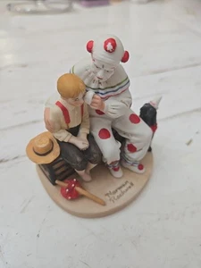Norman Rockwell’s The Runaway handbemalte Porzellan Figur 1984 - Bild 1 von 8