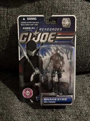 G.I. Figura de acción Joe Renegades Snake Eyes Ninja Commando 30 aniversario nueva Foto 1 de 3