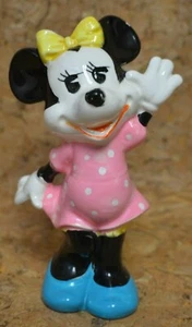 Vintage Made In Japan Minnie Mouse Porcelain Figurine - Free Shipping - Picture 1 of 6