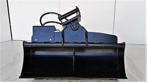 800 mm LEHNHOFF MS01 schwenkbar Grabenräumlöffel Baggerlöffel Minibagger - Bild 1 von 11