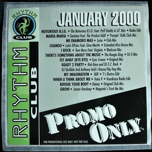 PROMO NUR ""RHYTHM CLUB JANUARY 2000" DJ PROMO CD COMPILATION 12 TRACKS *NEU* - Bild 1 von 4