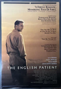 THE ENGLISH PATIENT Original Movie Theater Film Poster, 1996, 27x40 D/S, Feinnes - Picture 1 of 6
