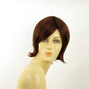 short wig for women dark brown copper intense ref: MARINA 322 PERUK - Picture 1 of 8