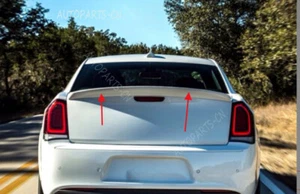 For 2012-2018 Chrysler 300/C/S ASB white Rear Door Tail Trunk Spoiler Wing Lip - Picture 1 of 5